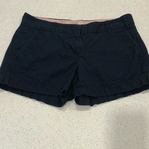 JCREW navy shorts size 2 !!